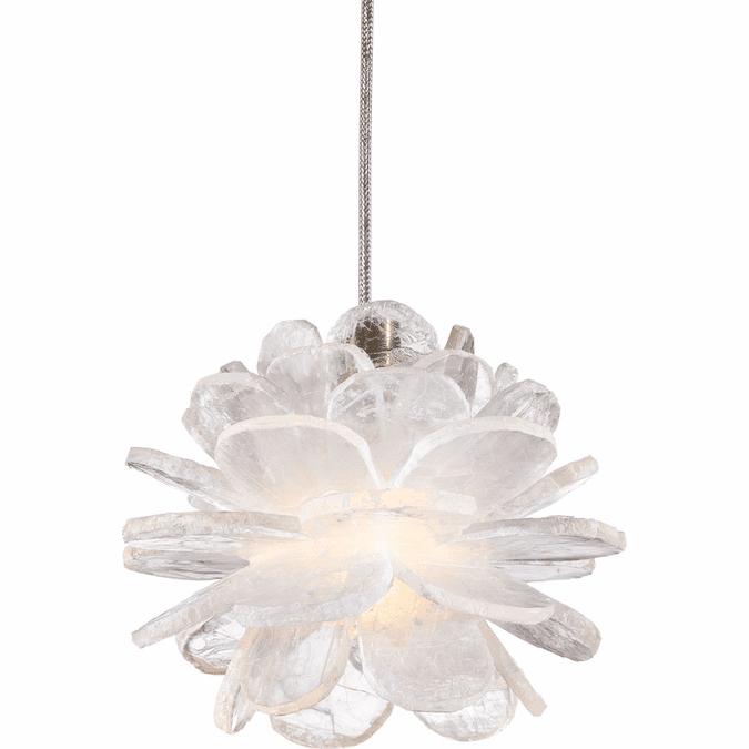 Currey & Company 9000-1268 Clarity Contemporary Natural / Brass Mini Lighting Pendant