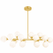 CWI 1020P36-16-602 Arya Modern Satin Gold LED Kitchen Island Lighting - alt