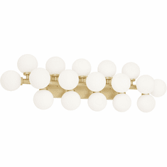CWI 1020W36-17-602 Arya Modern Satin Gold LED Bathroom Lighting