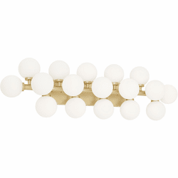 CWI 1020W36-17-602 Arya Modern Satin Gold LED Bathroom Lighting