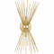 CWI 1034W8-2-620 Savannah Contemporary Gold Leaf Halogen Wall Lighting - alt
