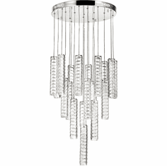 CWI 1046P20-19-601 Celina Chrome LED Multi Ceiling Light Pendant