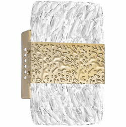 CWI 1090W5-1-620 Carolina Gold Leaf LED Wall Lighting Sconce