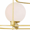 CWI 1209P20-3-169 Orbit Modern Medallion Gold LED Multi Pendant Lighting Fixture - alt