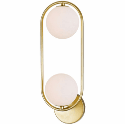 CWI 1212W6-2-169 Celeste Contemporary Medallion Gold LED Wall Sconce Lighting
