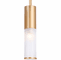 CWI 1221P5-1-625 Pipes Modern Brass LED Mini Pendant Light Fixture - alt