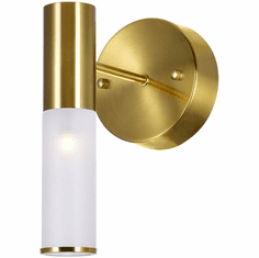 CWI 1221W7-1-625 Pipes Contemporary Brass LED Wall Light Fixture