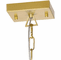CWI 1223P20-6-602 Tudor Contemporary Satin Gold & Black 20" Entryway Light Fixture - alt