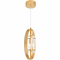 CWI 1224P8-1-625 Iris Contemporary Brass Halogen Mini Pendant Hanging Light - alt