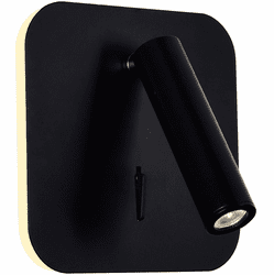 CWI 1242W6-101 Private I Contemporary Matte Black LED Wall Light Sconce