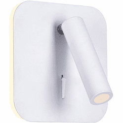 CWI 1242W6-103 Private I Contemporary Matte White LED Wall Sconce Light