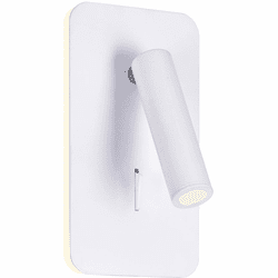 CWI 1243W6-103 Private I Contemporary Matte White LED Wall Lamp