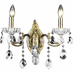 CWI 2016W16AB-2 Flawless Antique Brass Lighting Sconce