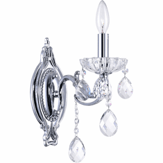 CWI 2016W5C-1 Flawless Chrome Wall Sconce Lighting