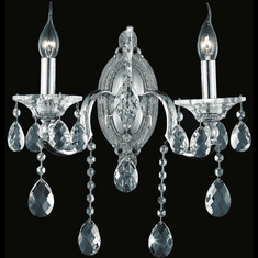 CWI 2025W14C-2 Flawless Chrome Wall Mounted Lamp