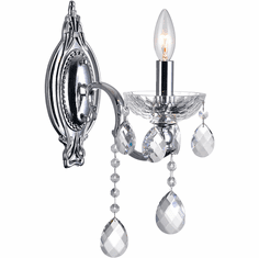 CWI 2025W5C-1 Flawless Chrome Wall Light Sconce