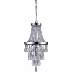CWI 5078P12C Vast Chrome 12" Foyer Lighting