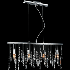 CWI 5549P30C Janine Chrome 30" Island Lighting