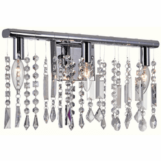 CWI 5549W18C Janine Chrome 18" Bathroom Vanity Light Fixture