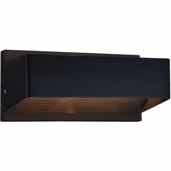 CWI 7146W12-101 Lilliana Modern Black LED 12" Wall Light Fixture