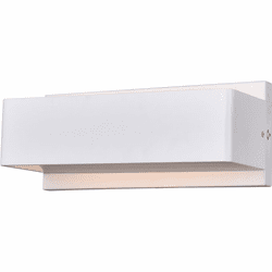 CWI 7146W12-103 Lilliana Modern White LED 12" Lighting Wall Sconce