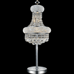 CWI 8001T14C Empire Chrome Table Lamp