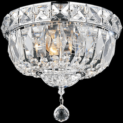 CWI 8003C12C Stefania Chrome 12" Overhead Lighting Fixture