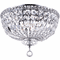 CWI 8003C16C Stefania Chrome 16" Ceiling Light - alt