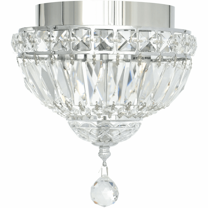 CWI 8003C8C Stefania Chrome Halogen 8" Overhead Lighting