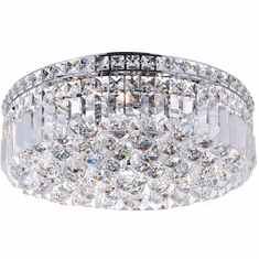 CWI 8005C16C-R Colosseum Chrome 16" Home Ceiling Lighting