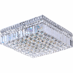 CWI 8005C16C-S Colosseum Chrome 16" Overhead Light Fixture