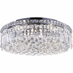 CWI 8005C20C-R Colosseum Chrome 20" Overhead Lighting Fixture