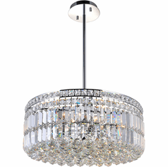 CWI 8006P20C-R Colosseum Chrome 20" Pendant Light Fixture