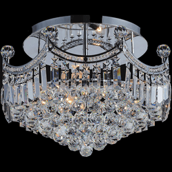 CWI 8421C20C Amanda Chrome Home Ceiling Lighting