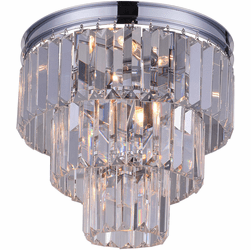 CWI 9969C12-8-601 Weiss Chrome Halogen Ceiling Light