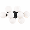CWI Lighting 1020W18-8-101 Arya Contemporary Black LED Wall Light Sconce - alt