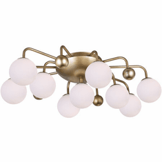 CWI Lighting 1125C24-9-268 Element Modern Sun Gold LED Ceiling Lighting