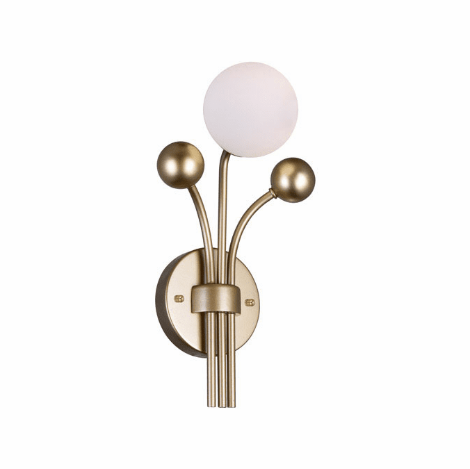 CWI Lighting 1125W8-1-268 Element Contemporary Sun Gold LED Wall Sconce Light