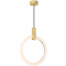 CWI Lighting 1214P16-1-236 Anello Modern White Oak LED 16" Pendant Light Fixture - alt