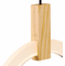 CWI Lighting 1214P16-1-236 Anello Modern White Oak LED 16" Pendant Light Fixture - alt
