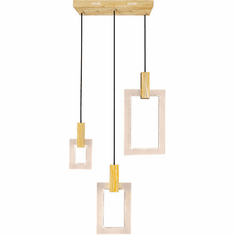 CWI Lighting 1214P26-3-236-A-RC Anello Modern White Oak LED Multi Lighting Pendant