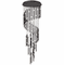 CWI Lighting 1262P30-54-101 Flute Modern Black LED Multi Hanging Pendant Light - alt