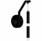 CWI Lighting 1262W5-1-101 Flute Modern Black LED Lighting Sconce - alt