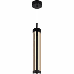 CWI Lighting 1343P3-101-C Neva Modern Black LED Mini Pendant Lamp
