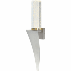 CWI Lighting 1502W7-1-606 Catania Contemporary Satin Nickel LED Wall Mounted Lamp