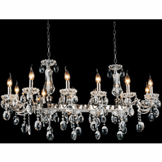 CWI Lighting 2016P46C-12 Flawless Traditional Chrome Kitchen Island Lighting