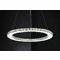 CWI Lighting 5080P24ST-R Ring Contemporary Chrome LED 24" Ceiling Pendant Light - alt