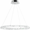CWI Lighting 5080P24ST-R Ring Contemporary Chrome LED 24" Ceiling Pendant Light - alt