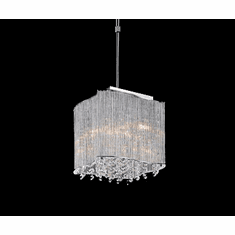 CWI Lighting 5320P10C-S Elsa Contemporary Chrome Mini Lighting Pendant