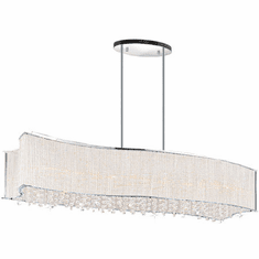 CWI Lighting 5320P36C-RC Elsa Modern Chrome Island Light Fixture